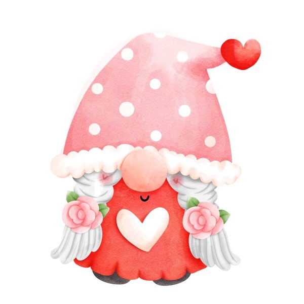 Gnome Of Love #6 Fabric Panel Discount