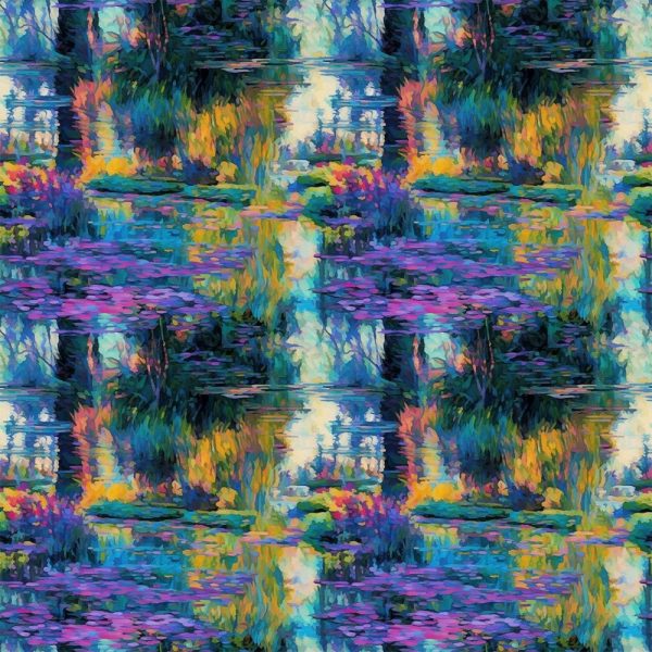 Claude Monet Marsh Fabric Hot on Sale